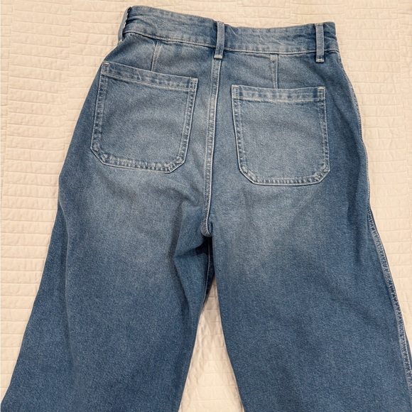 H&M Blue Flare & Wide Leg Women's Jeans - Picture 3 of 3